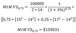 Exemple de calcul de mark to market variance swap